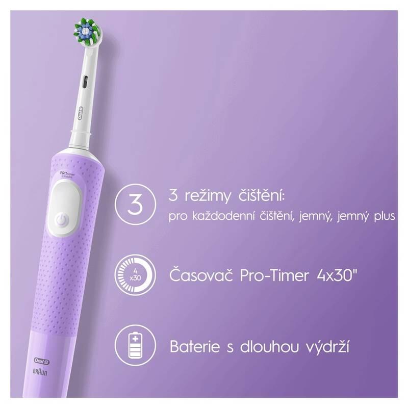 Zubní kartáček Oral-B Vitality PRO Protect X D103 Lilac Mist